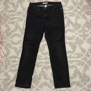 Grayish black skinny jeans